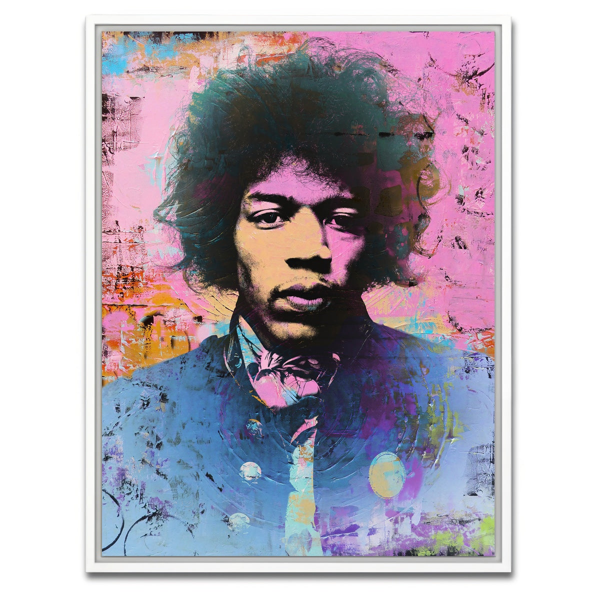 AUTO-MOCKUP WHITE | hendrix circles | 1 Piece | White Framed Canvas | group=3x4