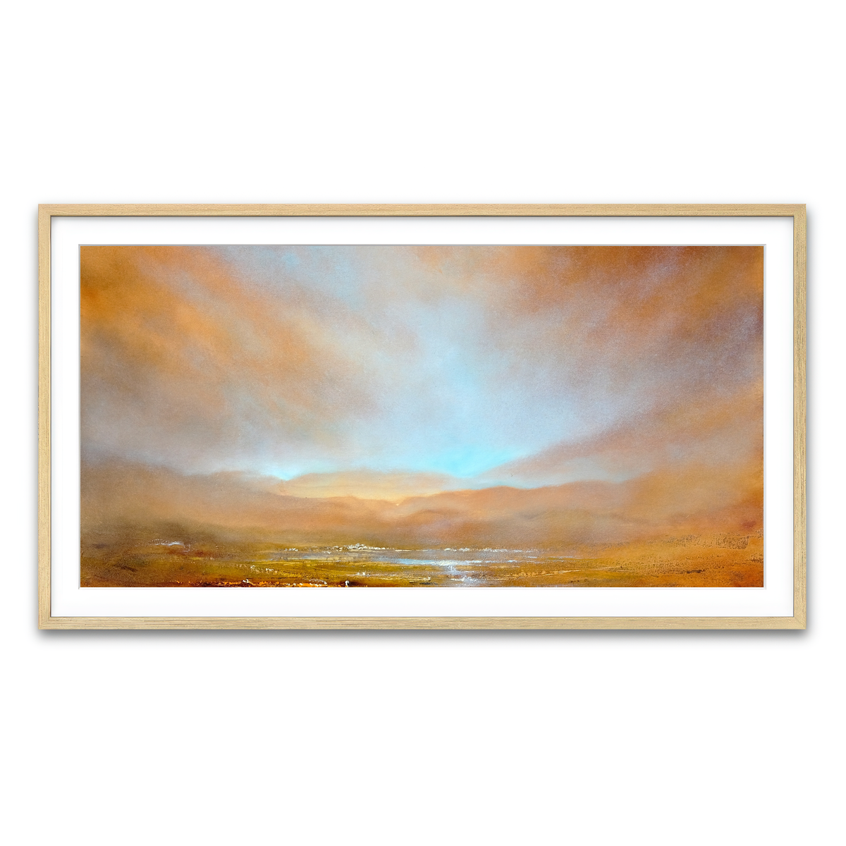 Framed Print 2x1 Natural