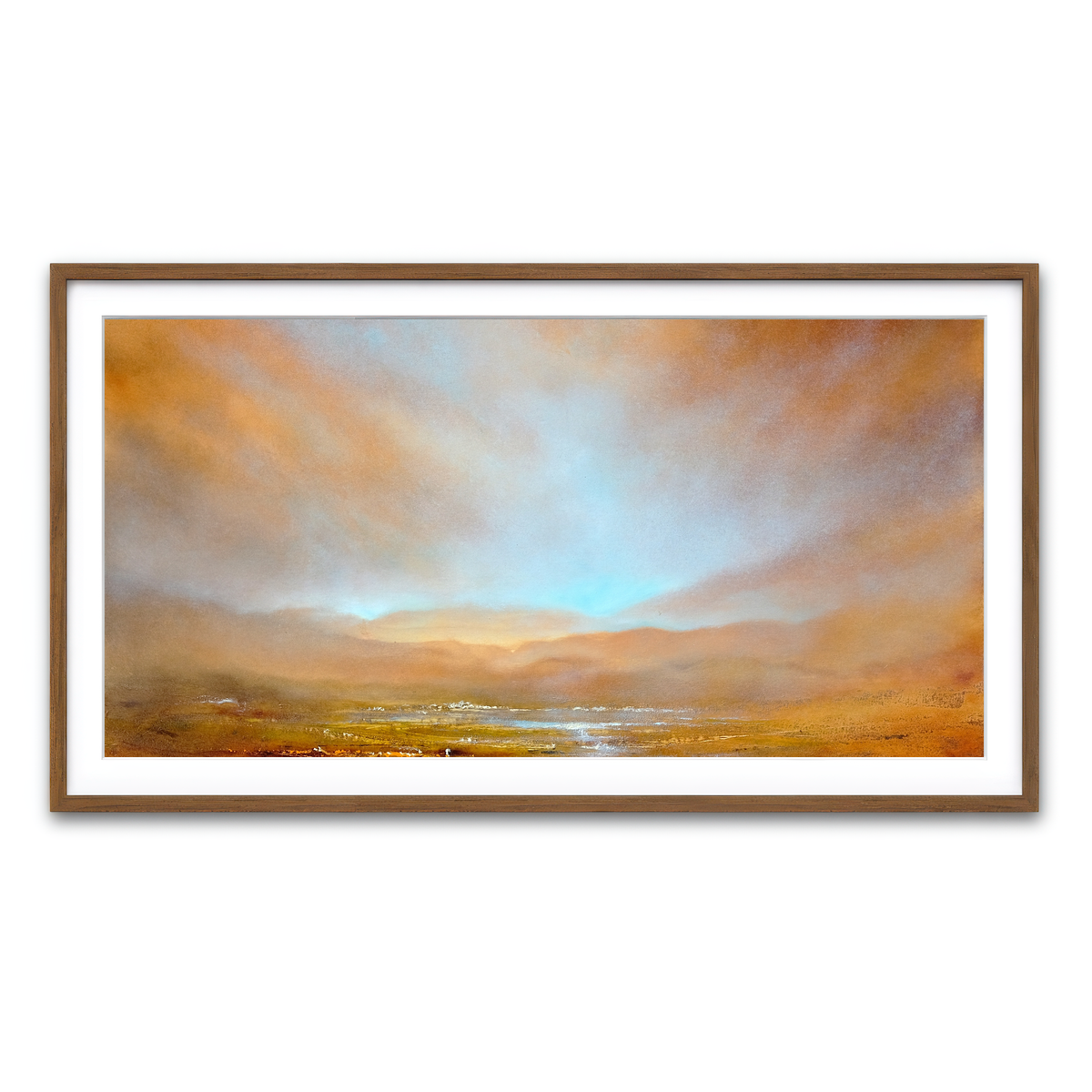 Framed Print 2x1 Walnut