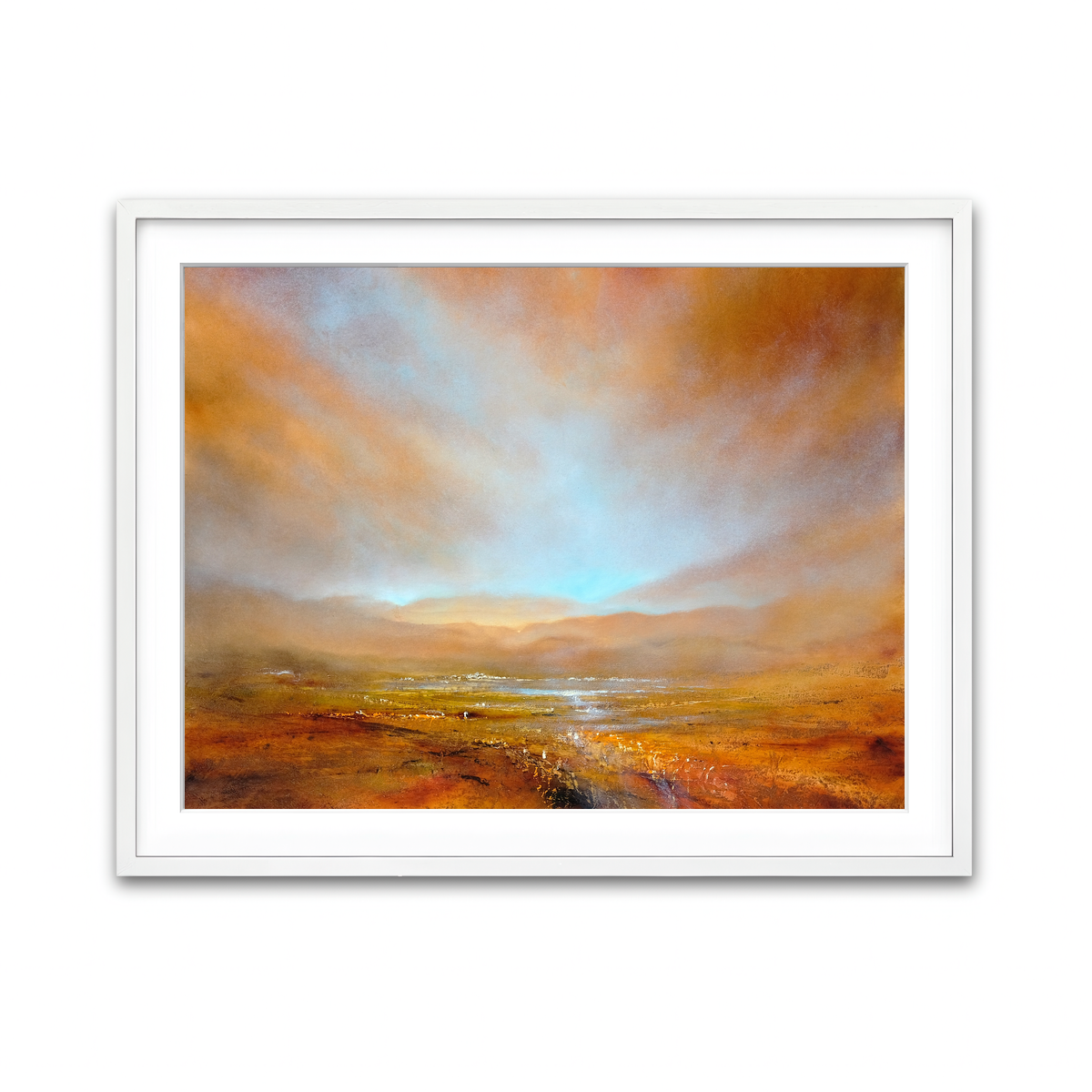 Framed Print 4x3 White