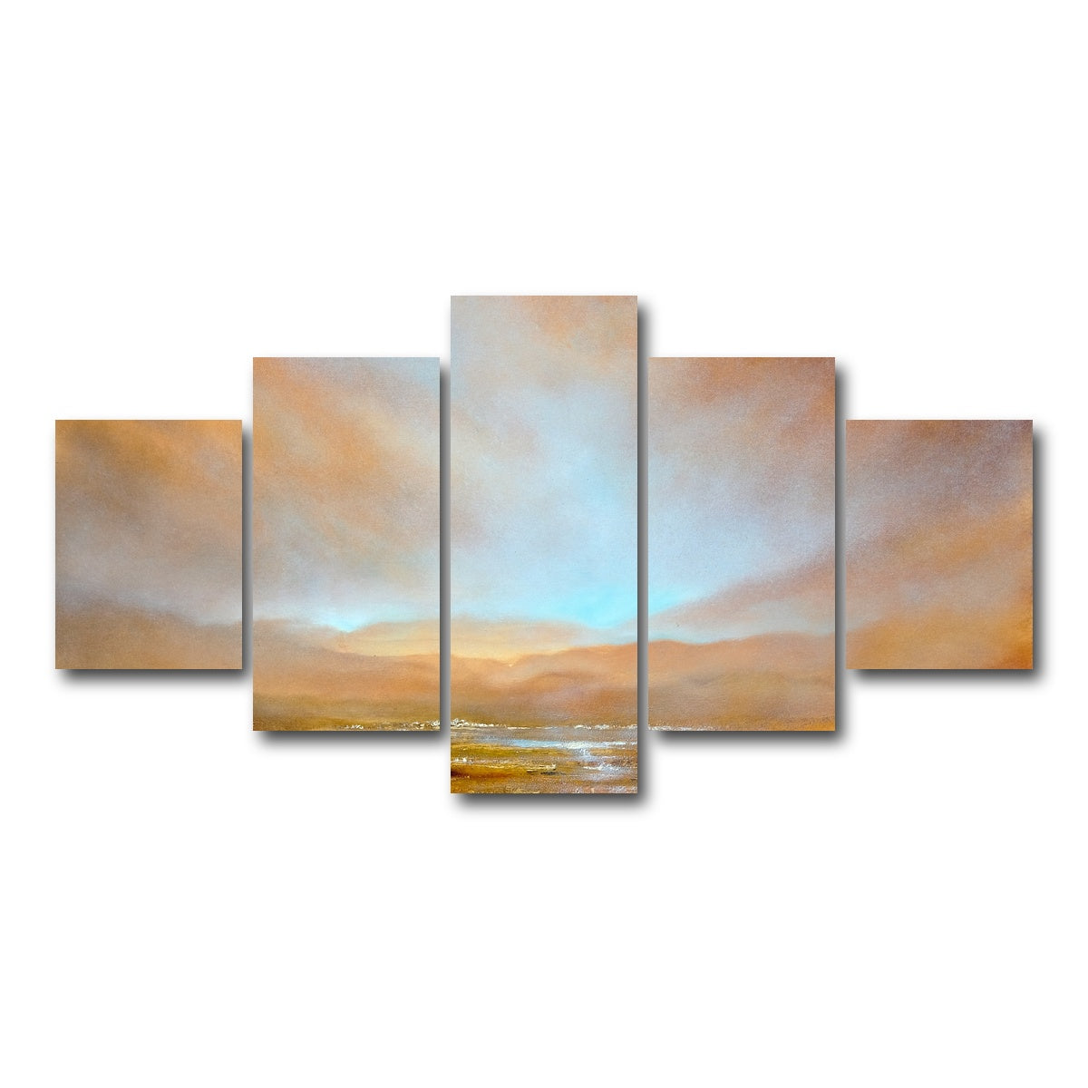 AUTO-MOCKUP WHITE | herbstliches licht | 5 Piece | Gallery Wrap Canvas | group=5_short