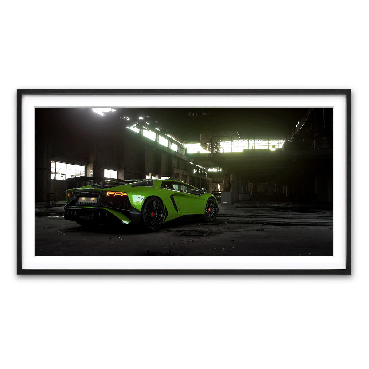 Framed Print 2x1 Black