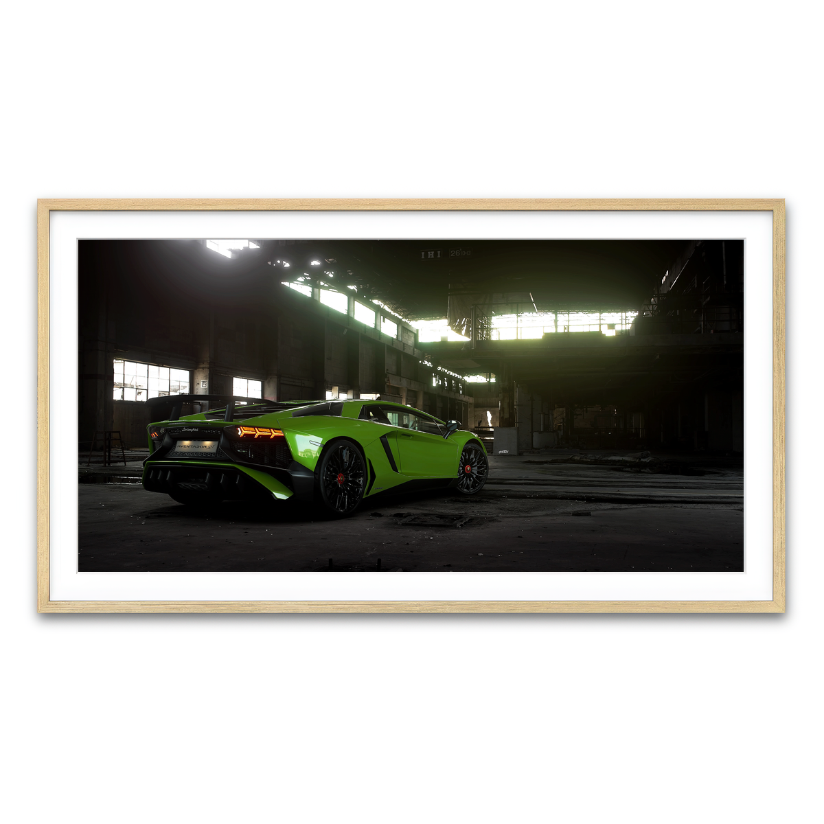 Framed Print 2x1 Natural