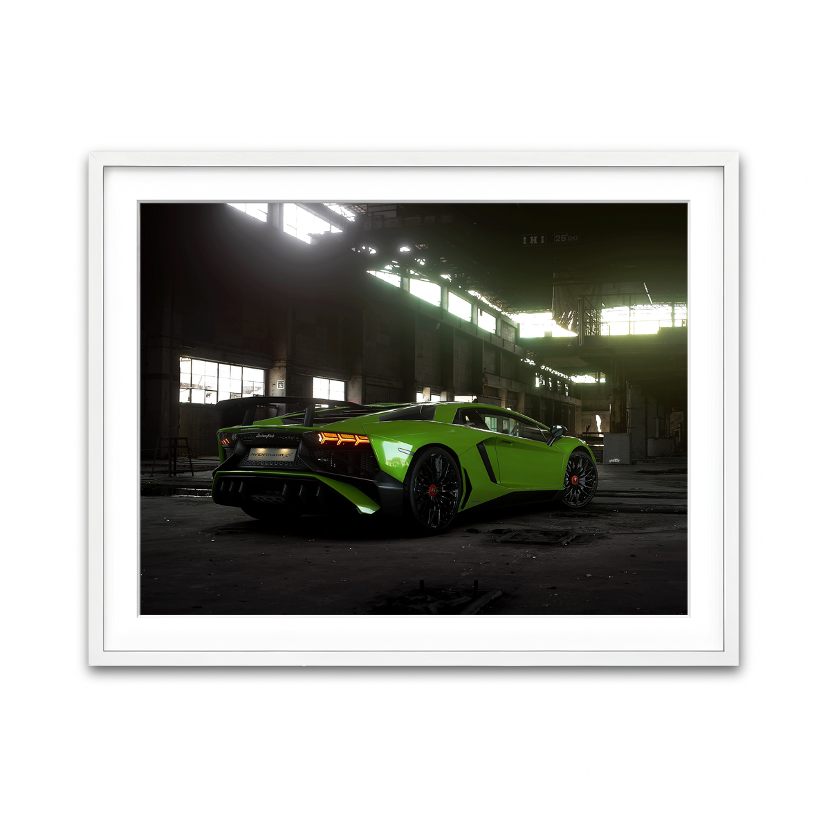 Framed Print 4x3 White