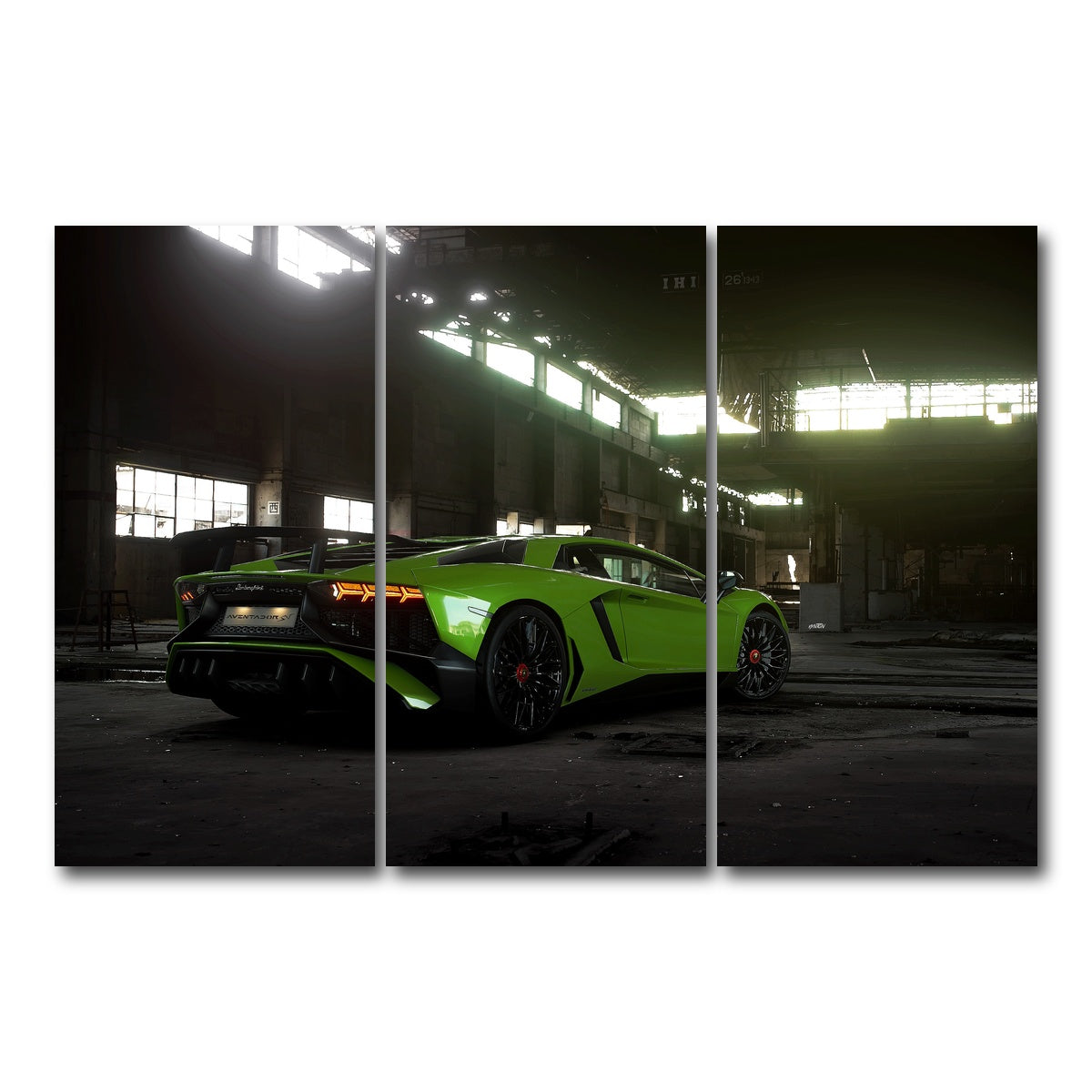 AUTO-MOCKUP WHITE | hibernation mode | 3 Piece | Gallery Wrap Canvas | group=12x24