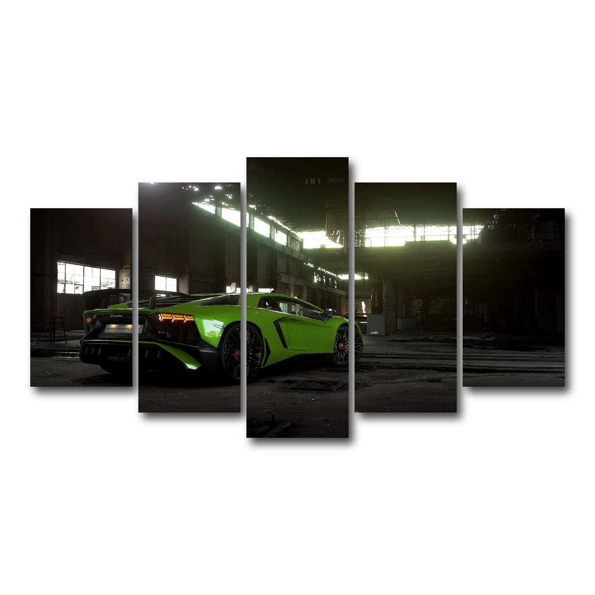 AUTO-MOCKUP WHITE | hibernation mode | 5 Piece | Gallery Wrap Canvas | group=5_normal