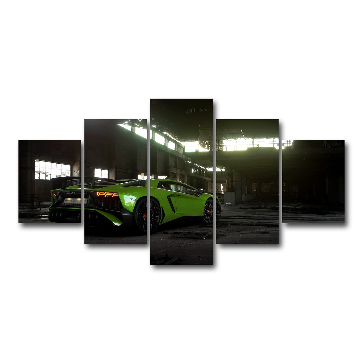 AUTO-MOCKUP WHITE | hibernation mode | 5 Piece | Gallery Wrap Canvas | group=5_short