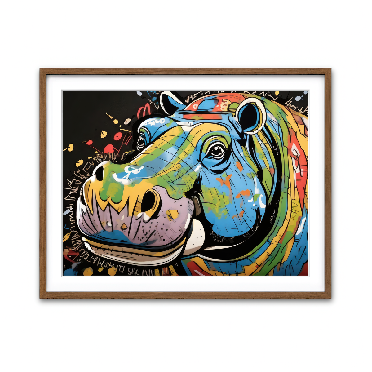 Framed Print 4x3 Walnut