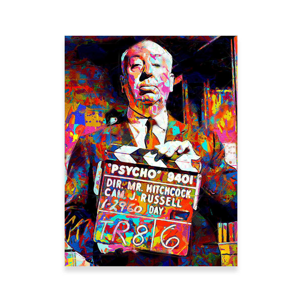 Hitchcock Action! Wall Art