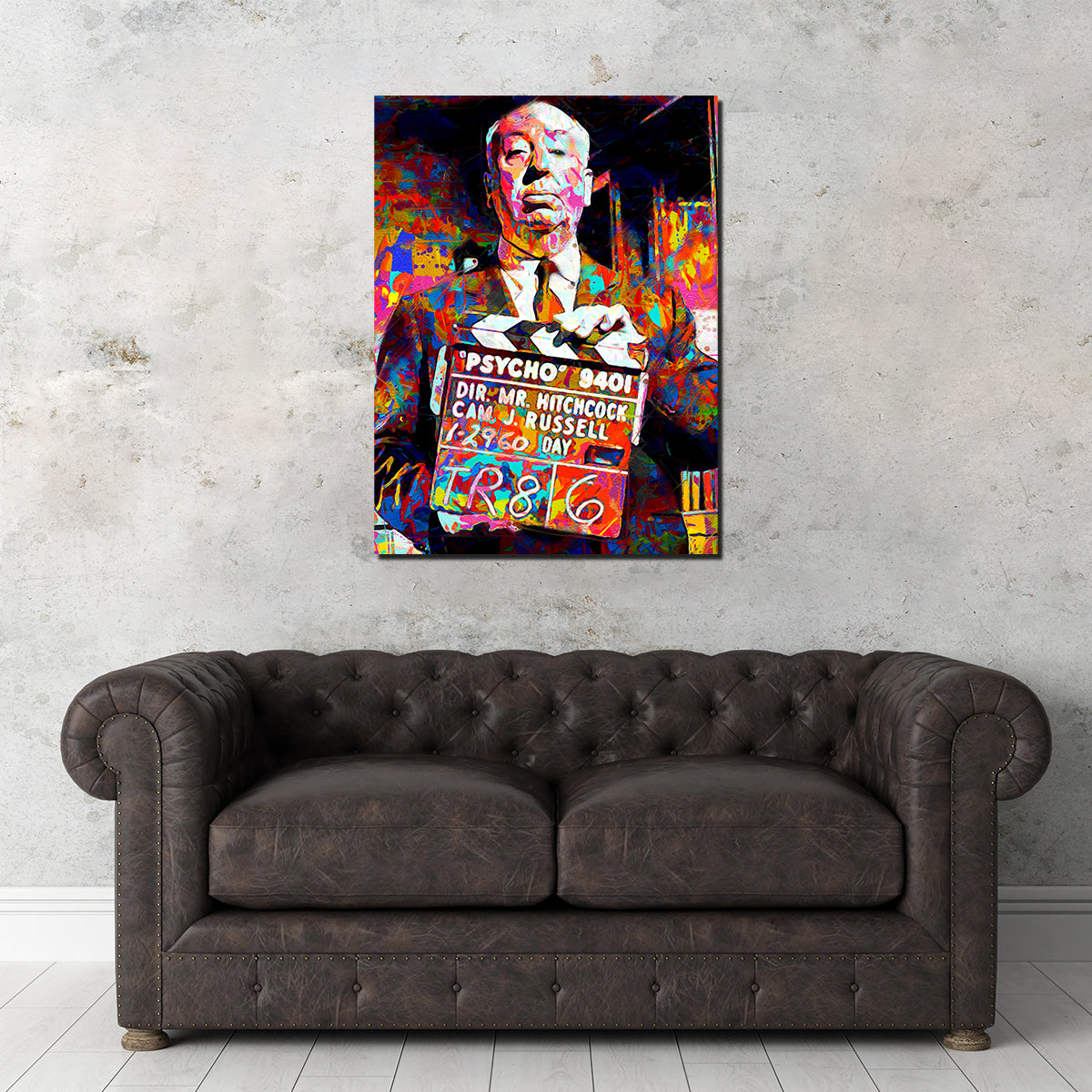 Hitchcock Action! Wall Art