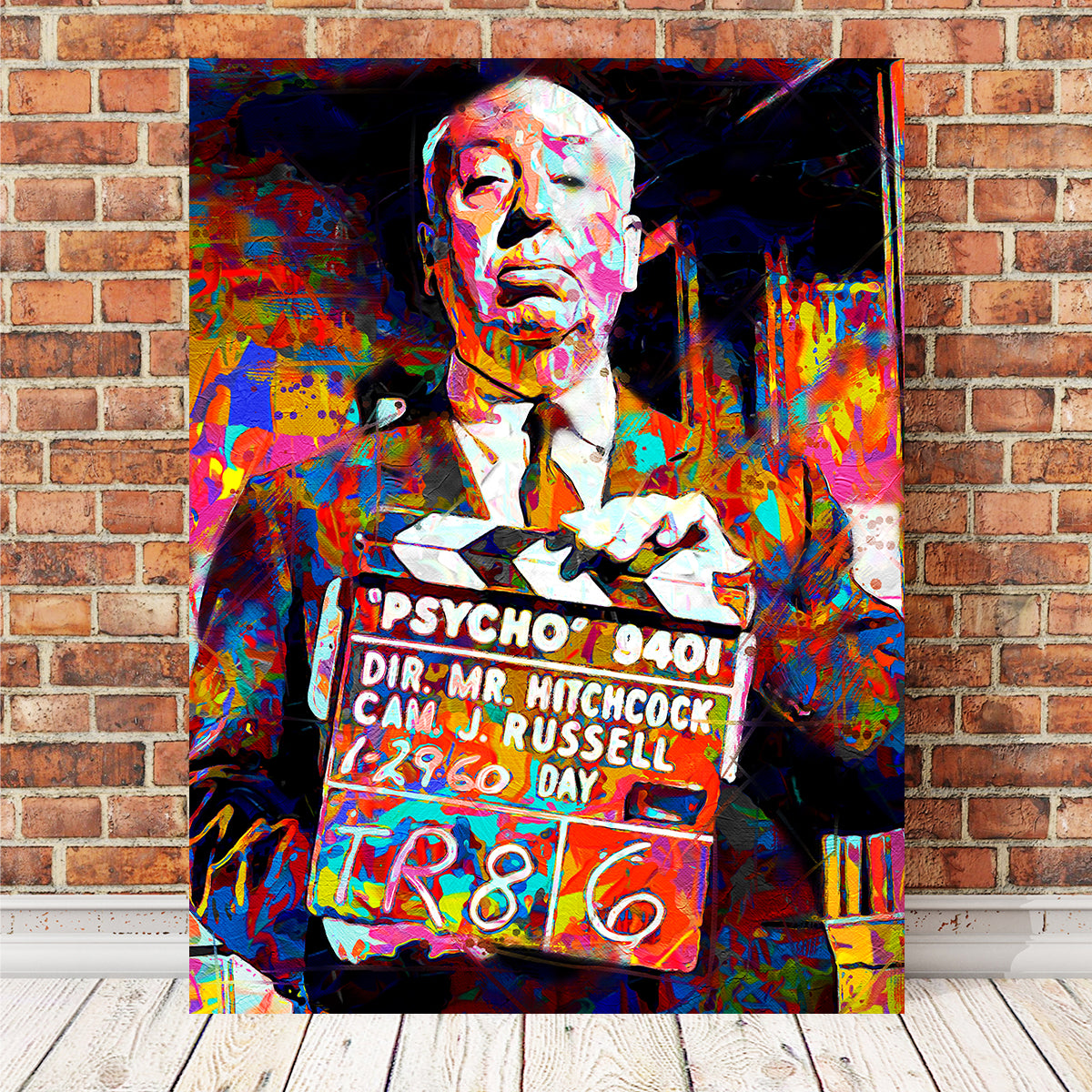 Hitchcock Action! Wall Art