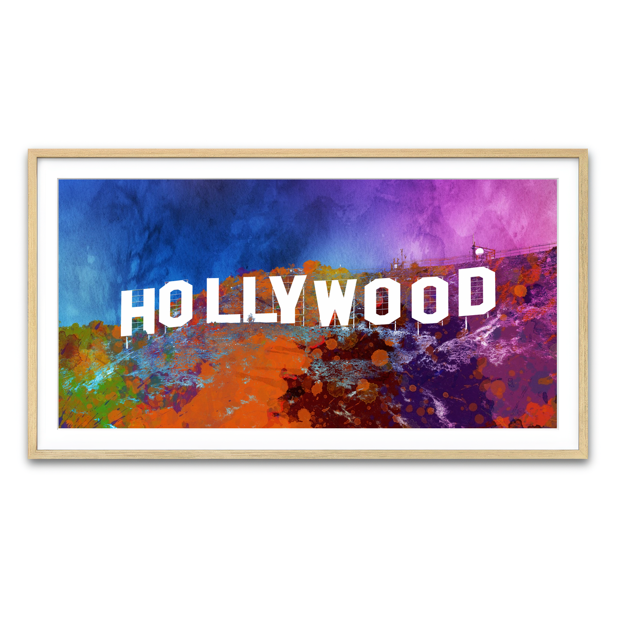 Framed Print 2x1 Natural