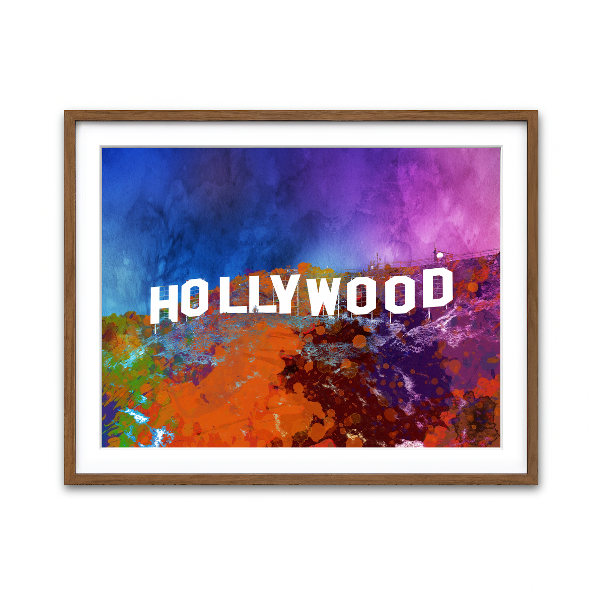 Framed Print 4x3 Walnut