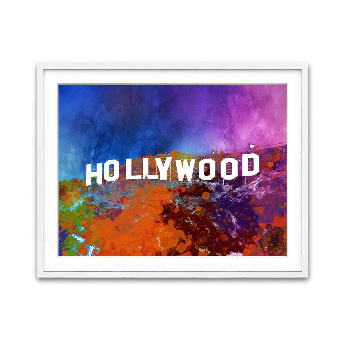 Framed Print 4x3 White