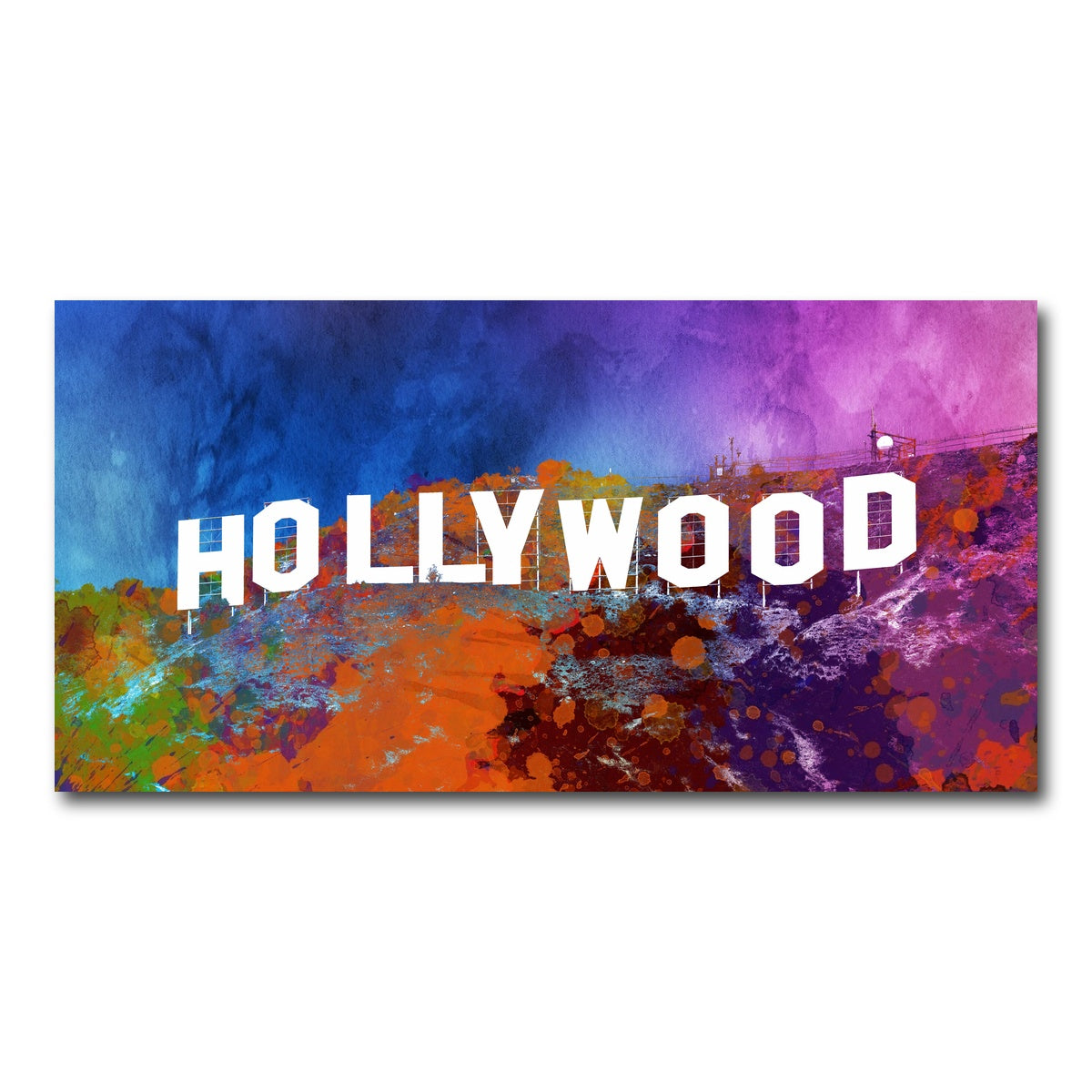 AUTO-MOCKUP WHITE | hollywood | 1 Piece | Gallery Wrap Canvas | group=2x1