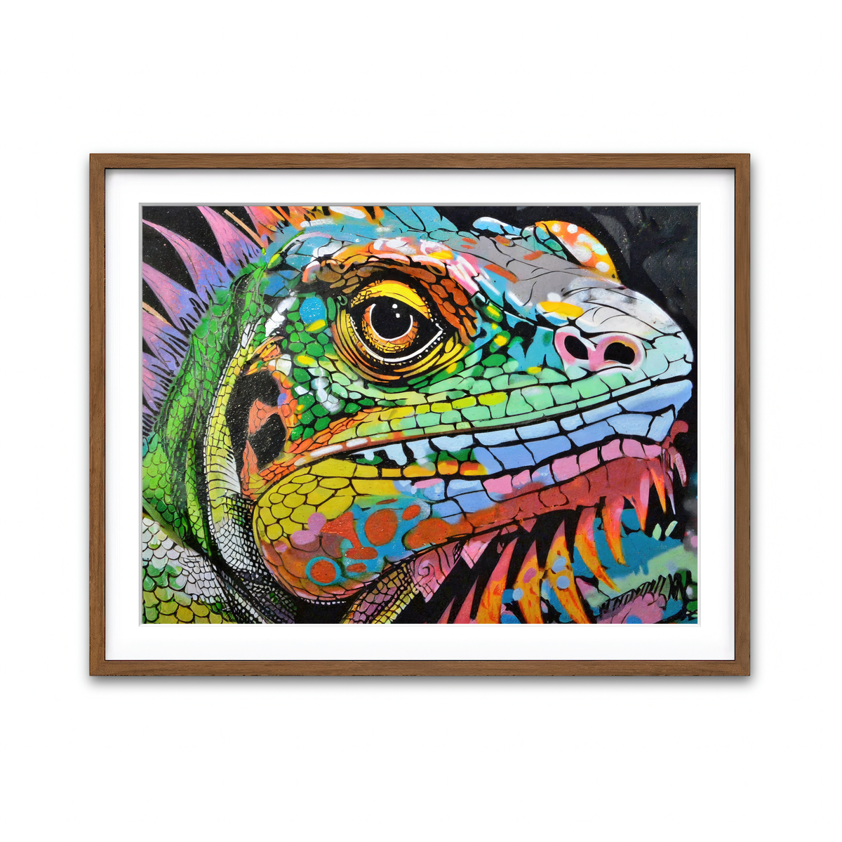 Framed Print 4x3 Walnut