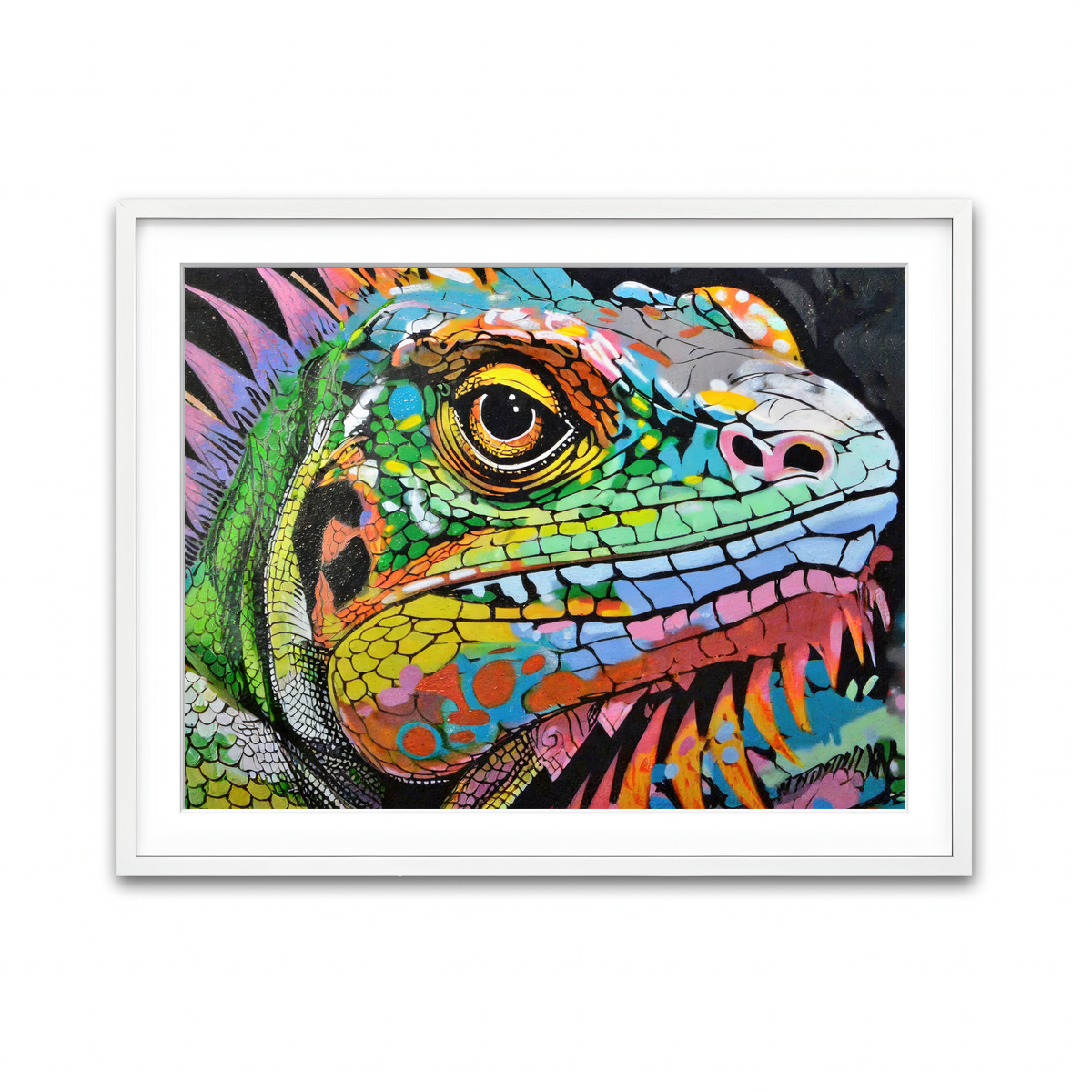 Framed Print 4x3 White