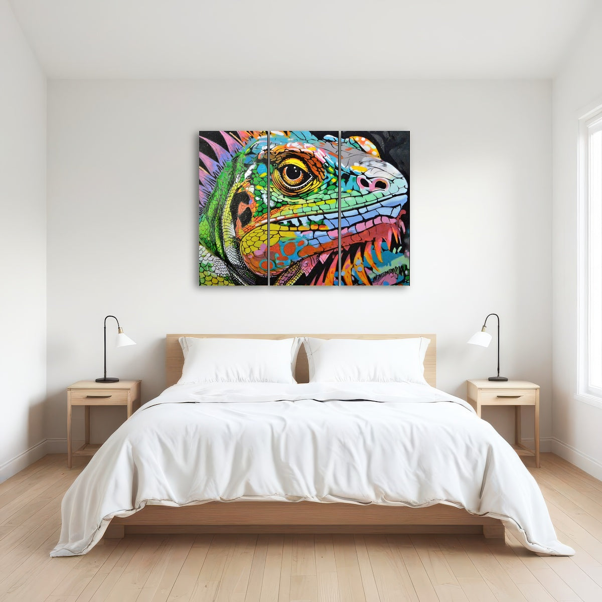 AUTO-MOCKUP ROOM | iguana graffiti