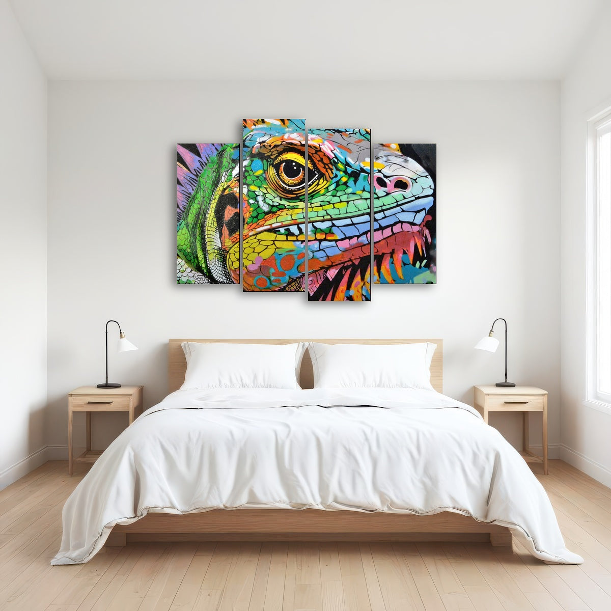 AUTO-MOCKUP ROOM | iguana graffiti
