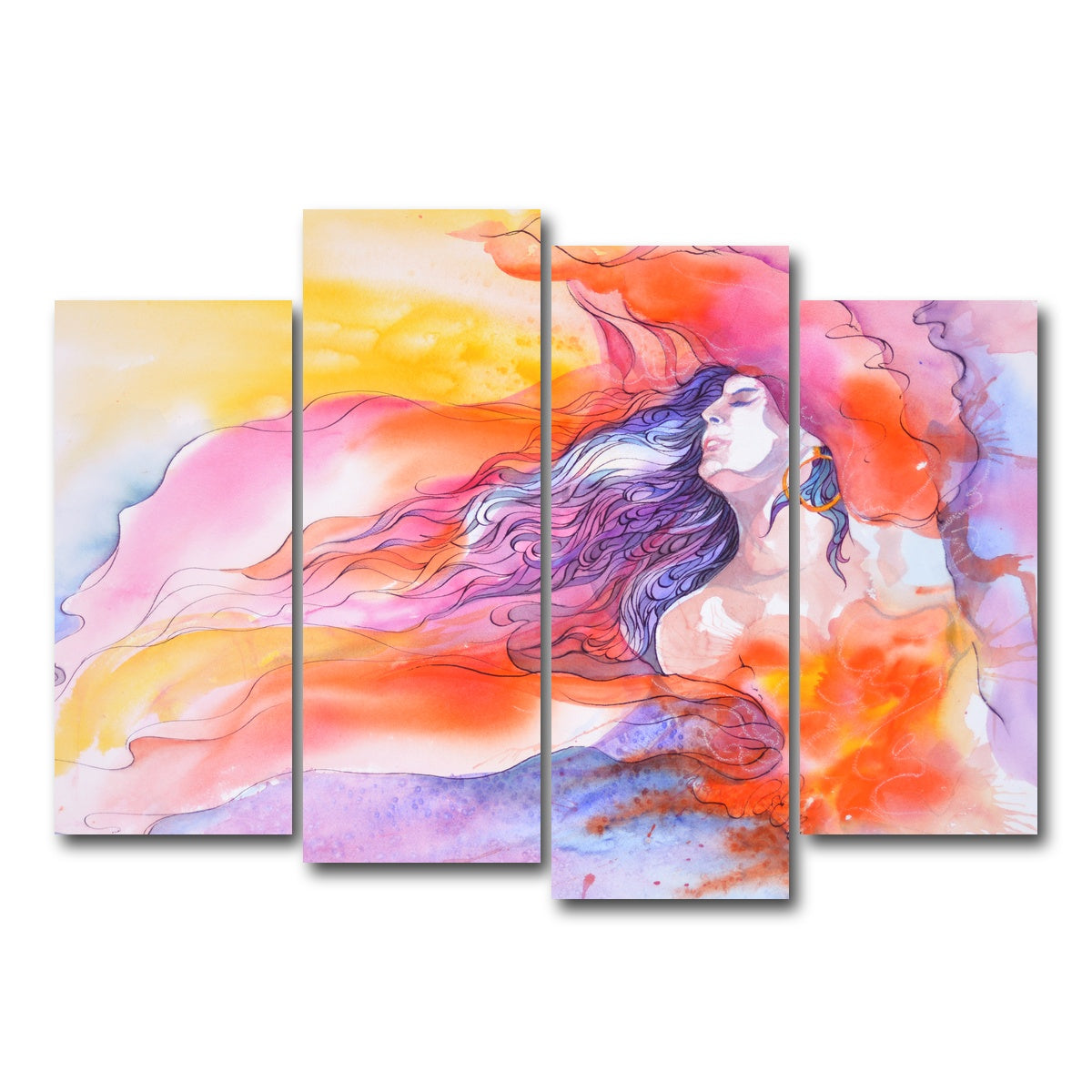 AUTO-MOCKUP WHITE | impress and inspire | 4 Piece | Gallery Wrap Canvas | group=4_normal