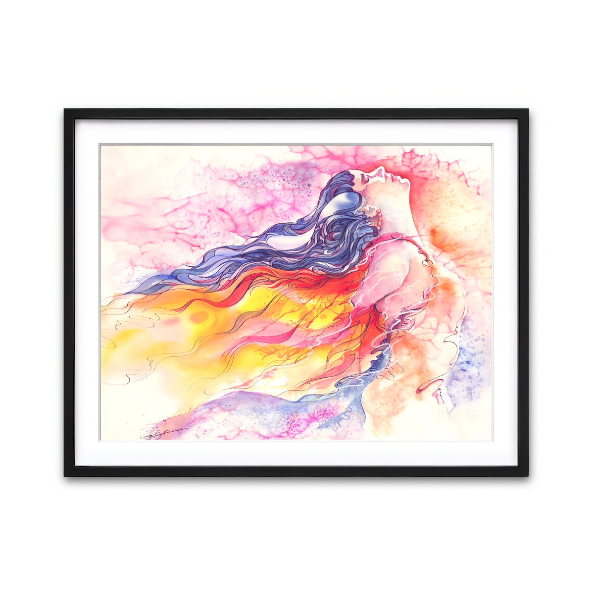 Framed Print 4x3 Black