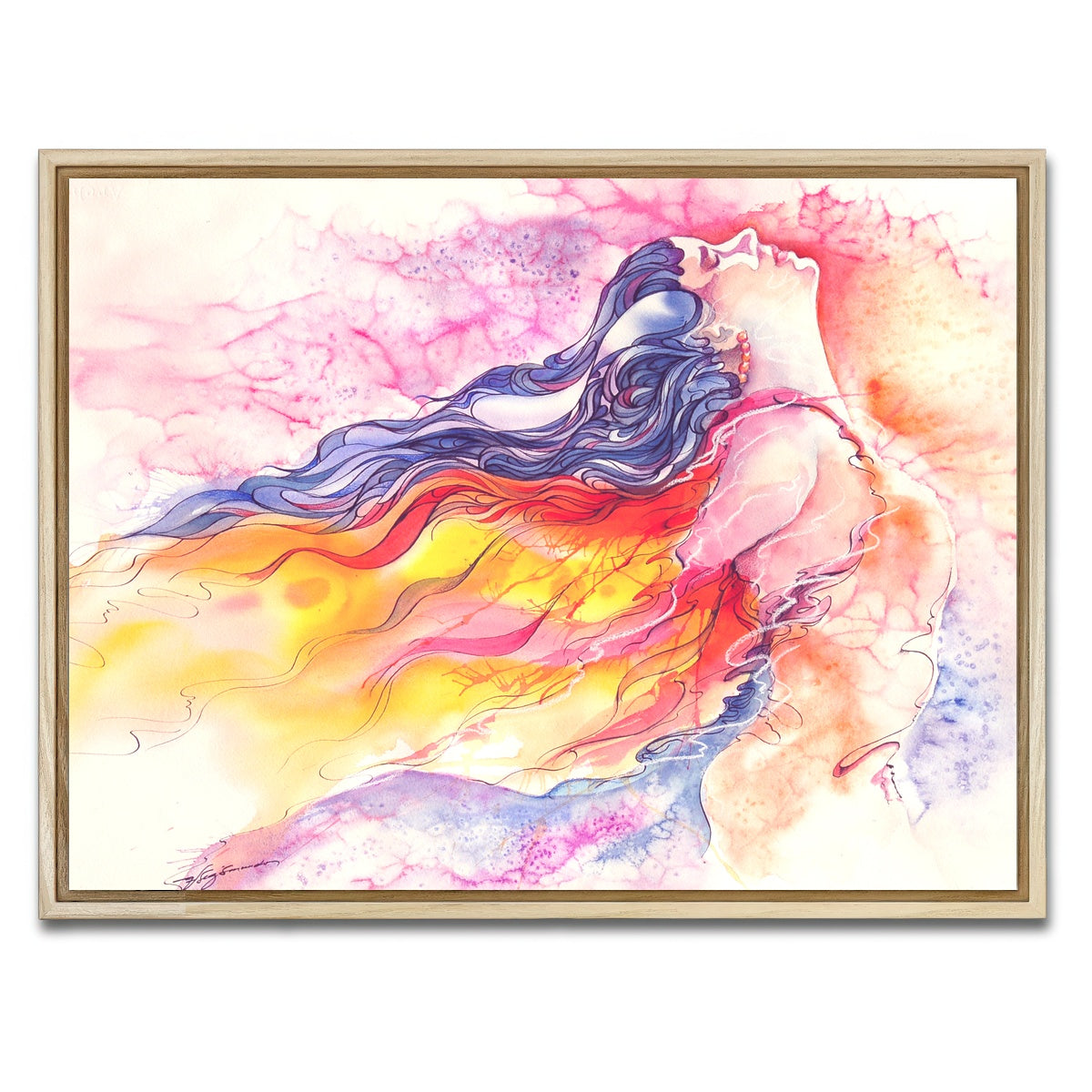 AUTO-MOCKUP WHITE | incandescence | 1 Piece | Natural Framed Canvas | group=4x3