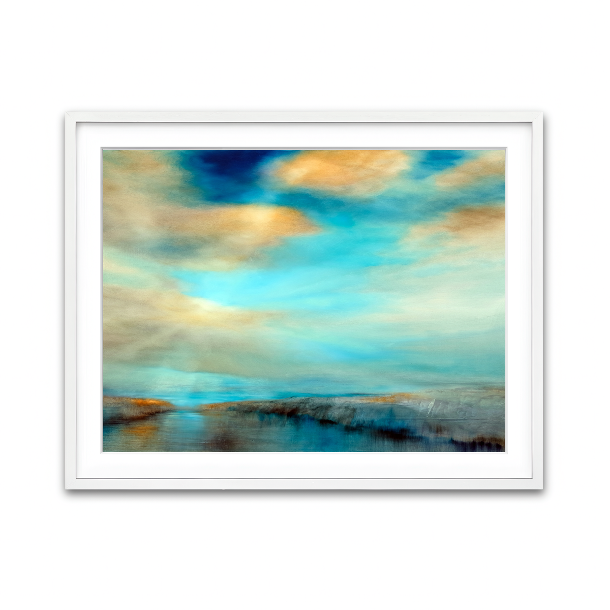 Framed Print 4x3 White
