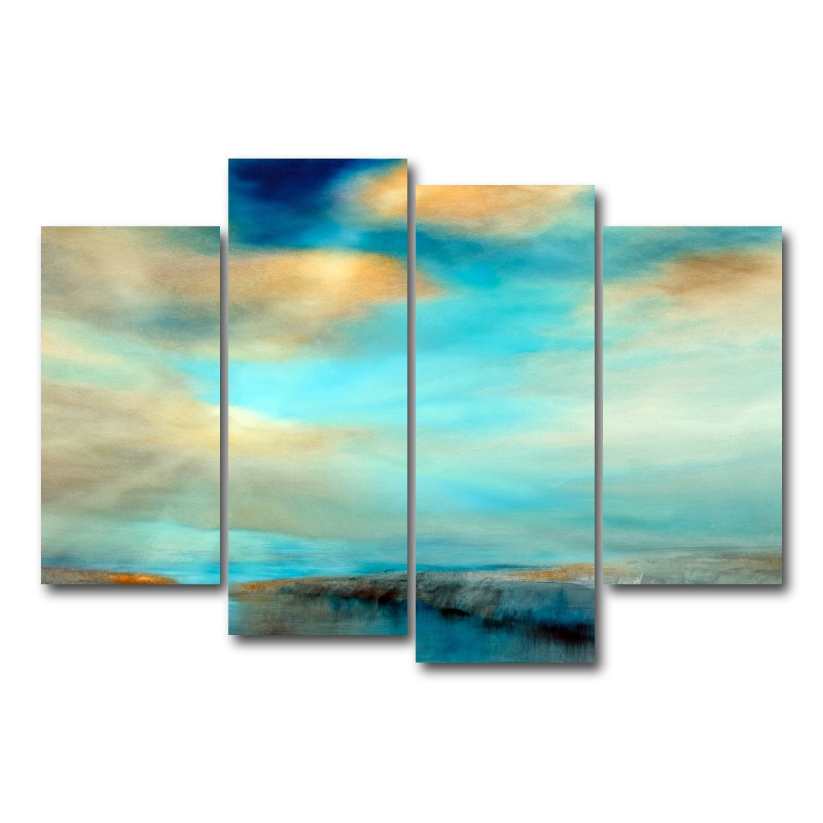 AUTO-MOCKUP WHITE | ins offene | 4 Piece | Gallery Wrap Canvas | group=4_short