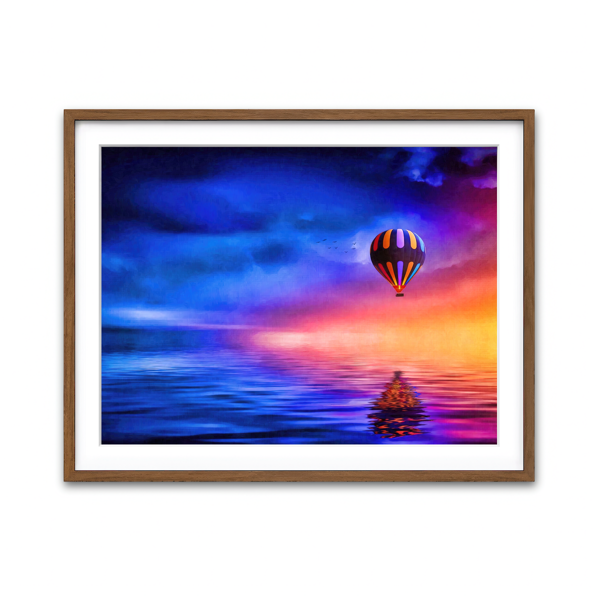 Framed Print 4x3 Walnut