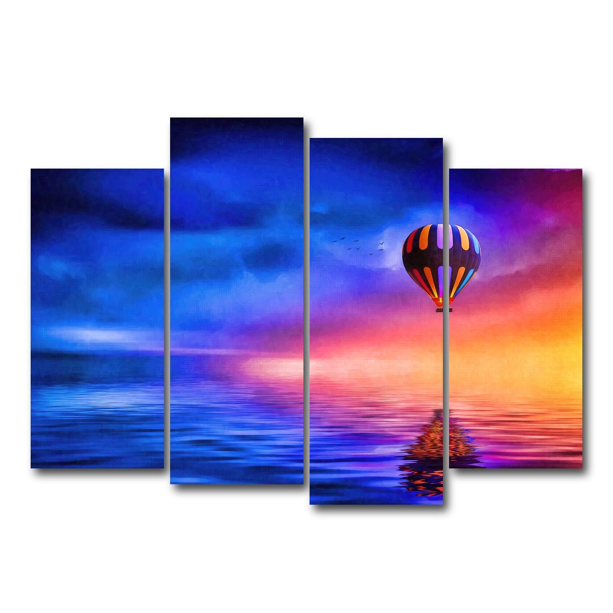 AUTO-MOCKUP WHITE | into the west | 4 Piece | Gallery Wrap Canvas | group=4_normal