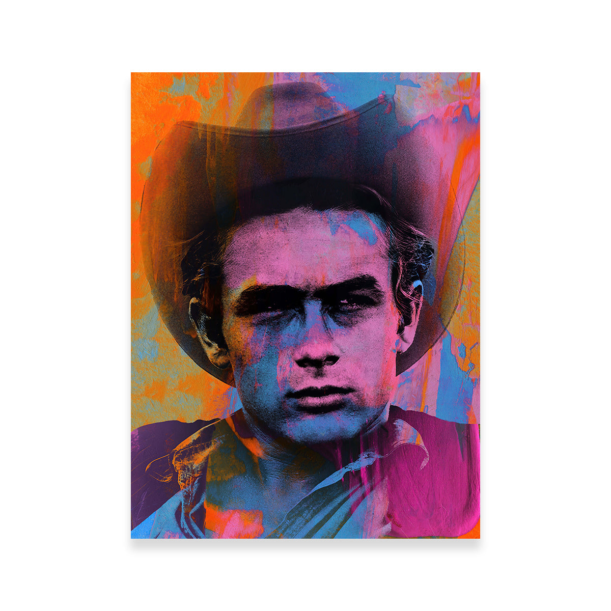 James Dean Cowboy Wall Art