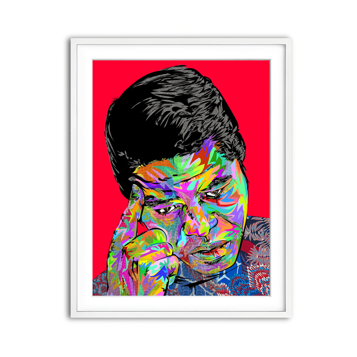 Framed Print 3x4 White