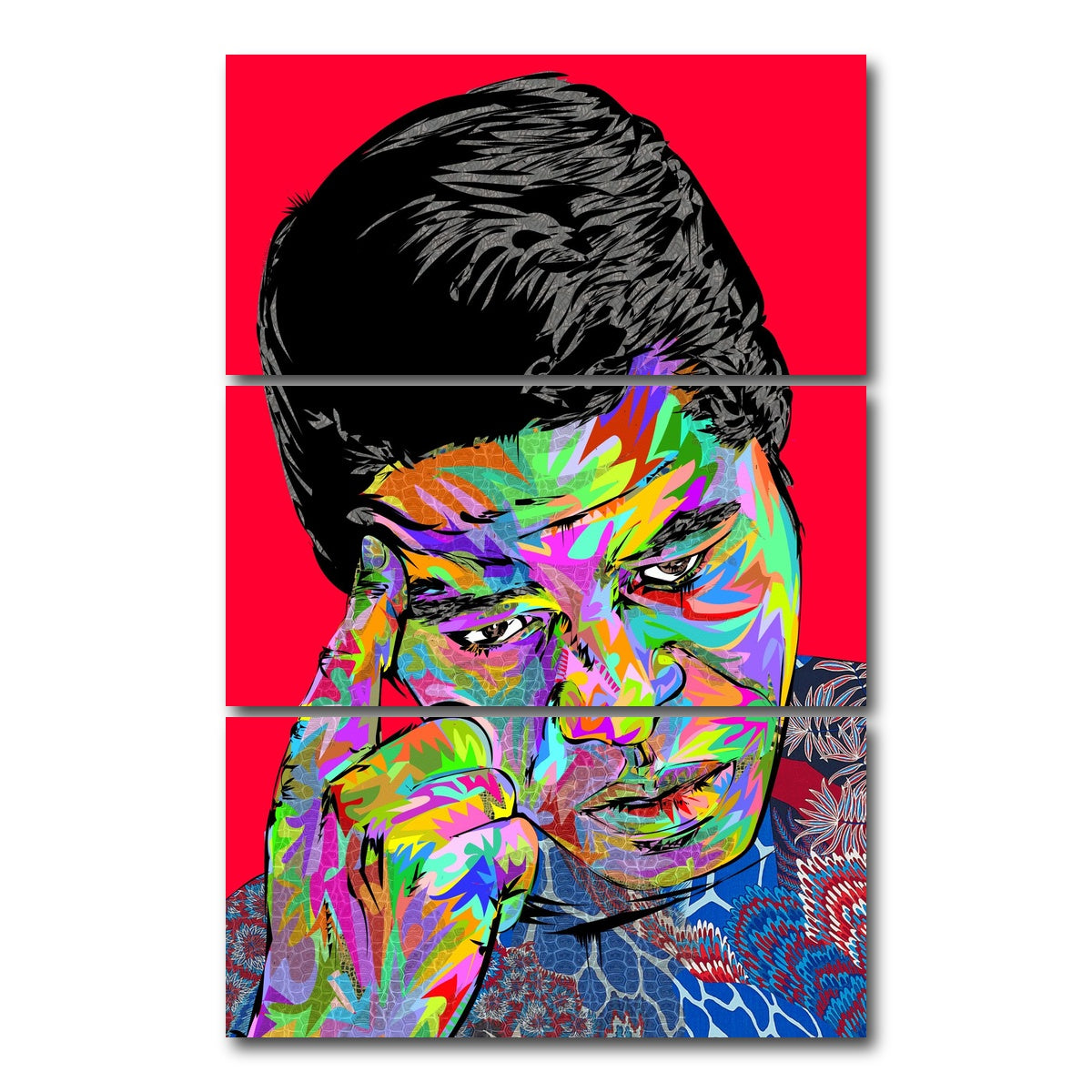 AUTO-MOCKUP WHITE | james brown | 3 Piece | Gallery Wrap Canvas | group=12x24_stacked