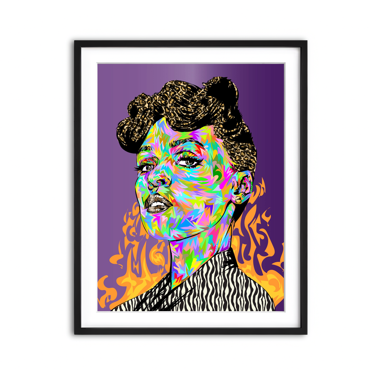 Framed Print 3x4 Black