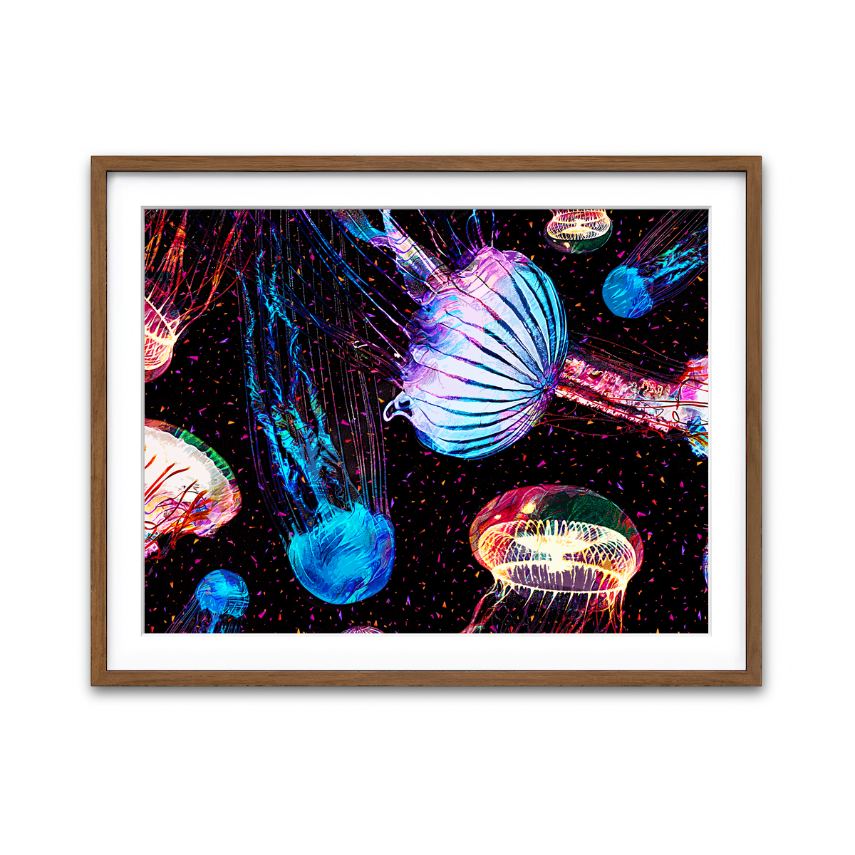 Framed Print 4x3 Walnut