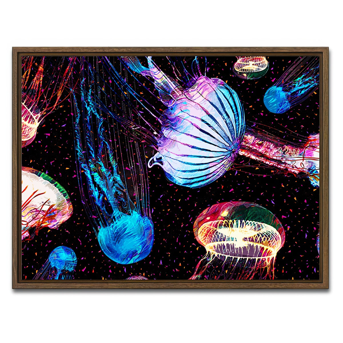 AUTO-MOCKUP WHITE | jellybox | 1 Piece | Walnut Framed Canvas | group=4x3