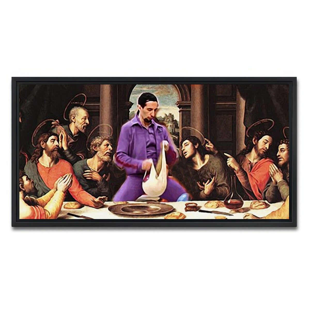 AUTO-MOCKUP WHITE | jesus quintana | 1 Piece | Black Framed Canvas | group=2x1