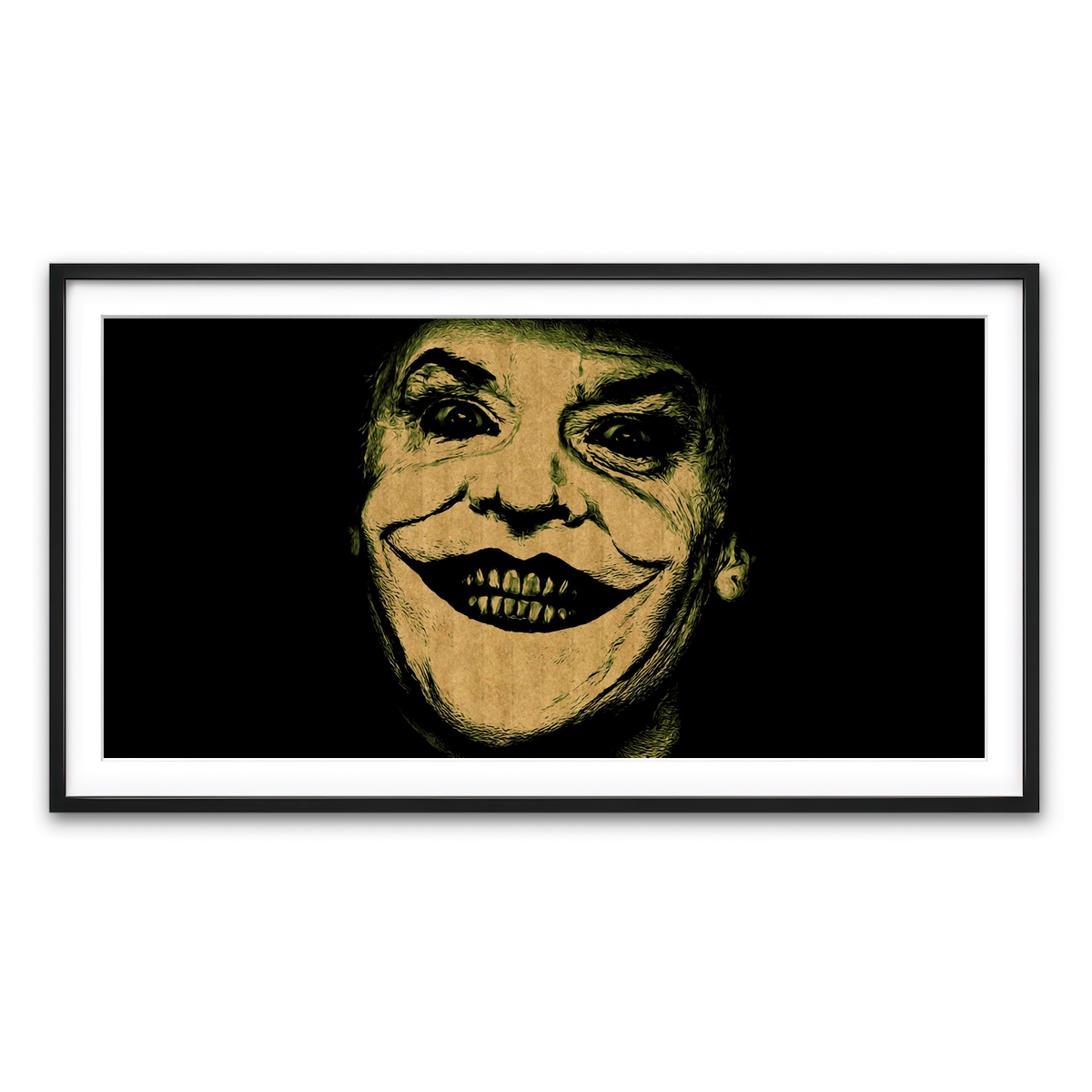 Framed Print 2x1 Black