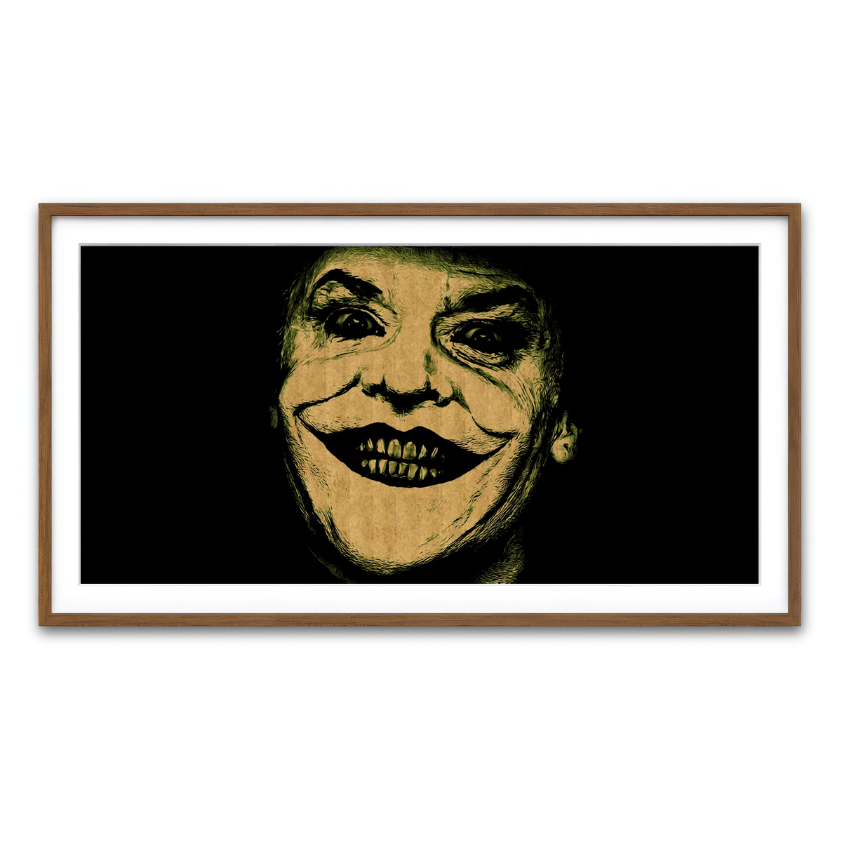 Framed Print 2x1 Walnut