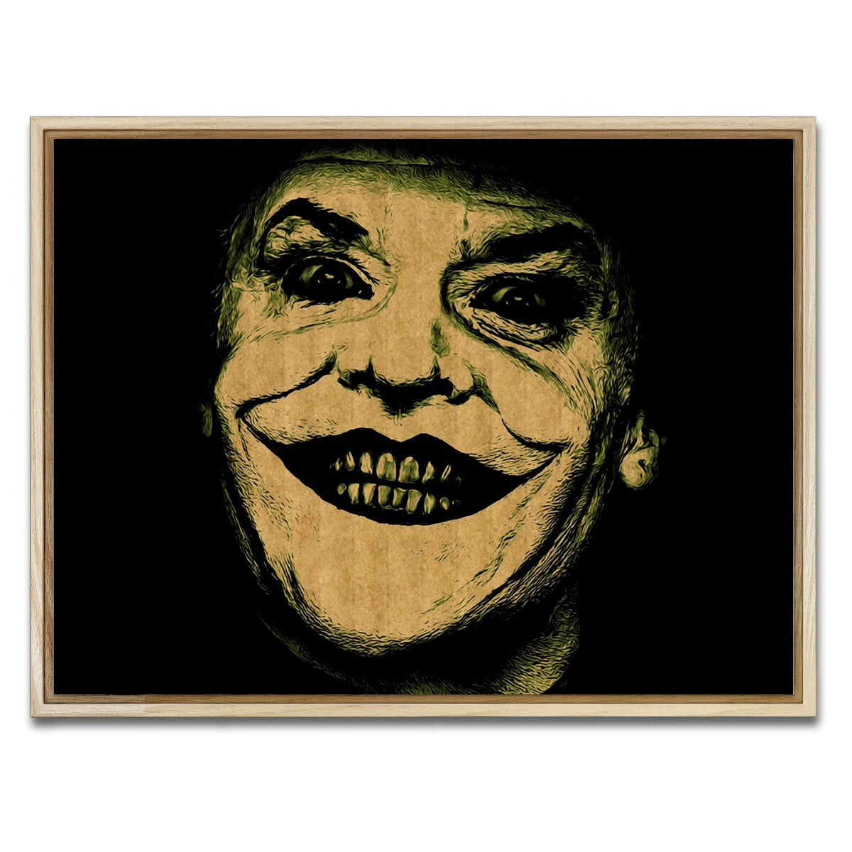 AUTO-MOCKUP WHITE | joker | 1 Piece | Natural Framed Canvas | group=4x3