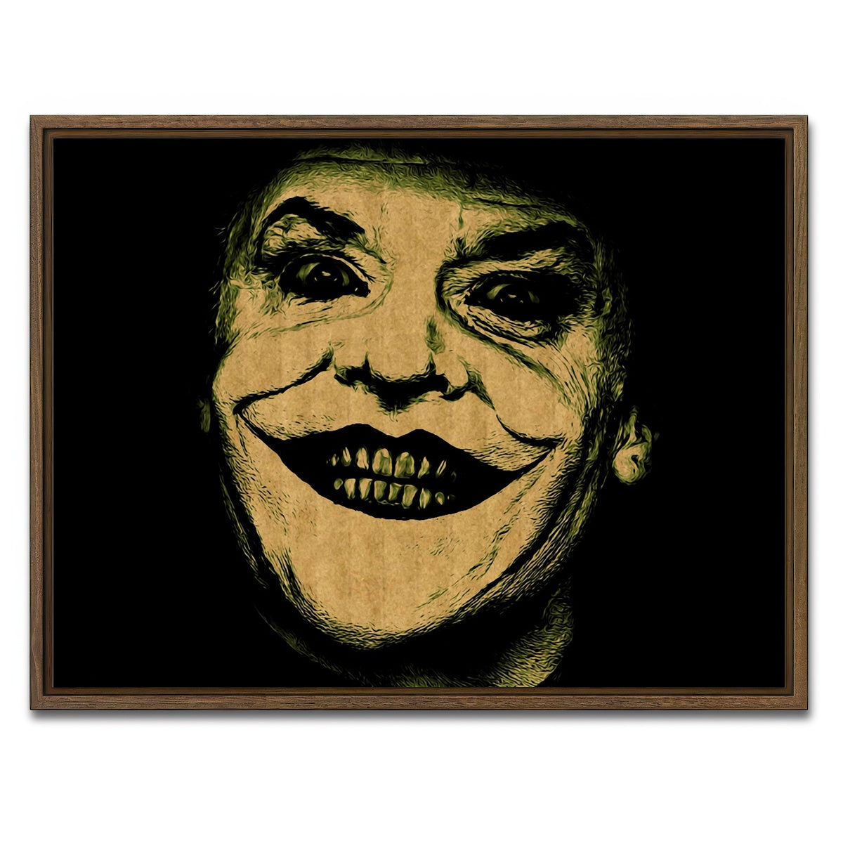 AUTO-MOCKUP WHITE | joker | 1 Piece | Walnut Framed Canvas | group=4x3