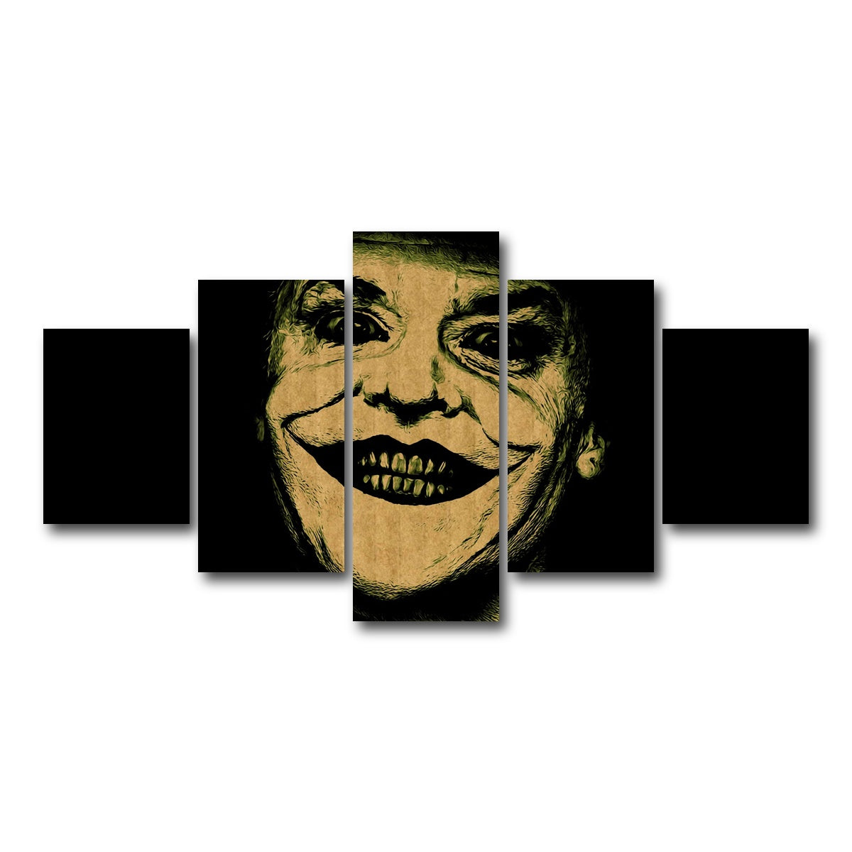 AUTO-MOCKUP WHITE | joker | 5 Piece | Gallery Wrap Canvas | group=5_short