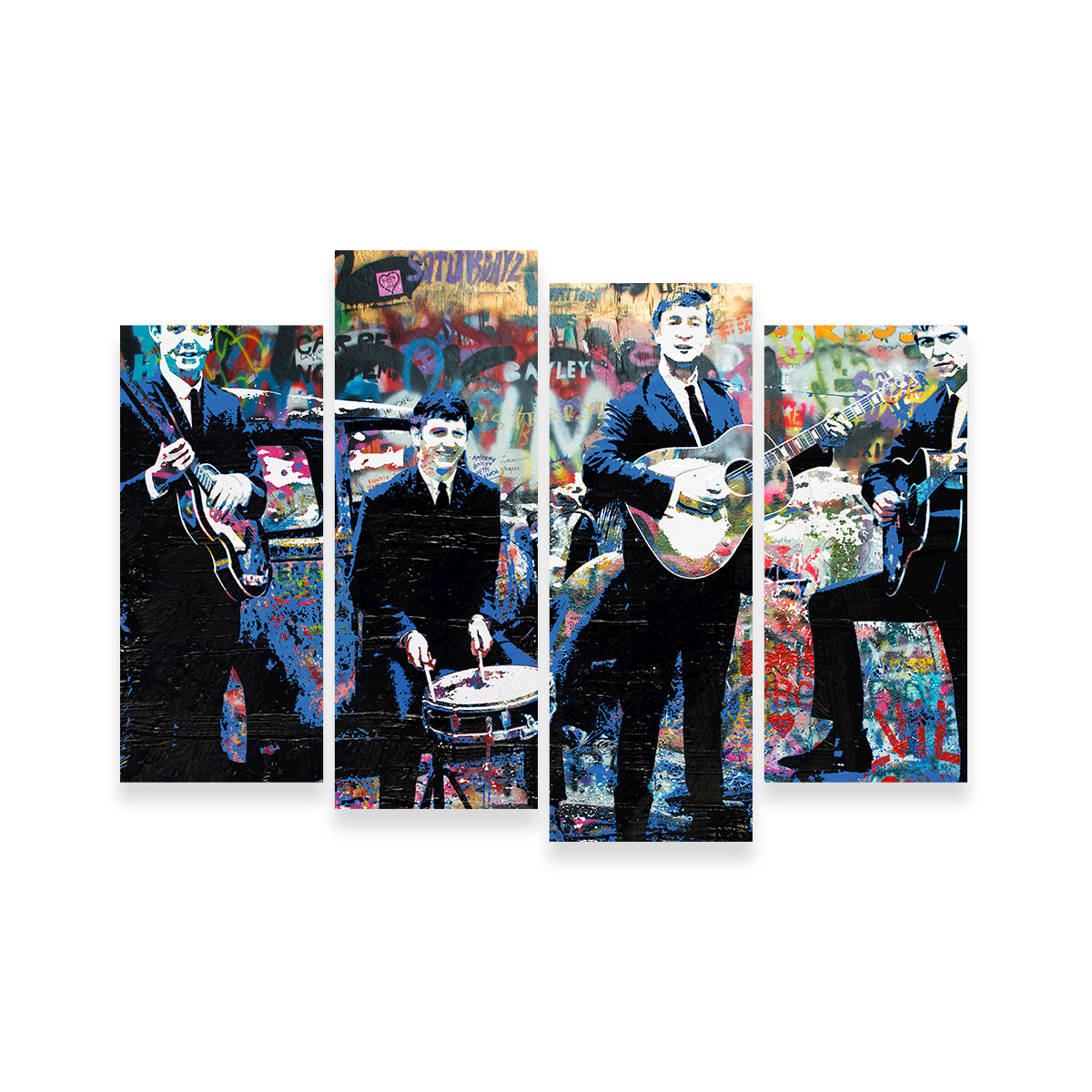Junk Yard Beatles Wall Art