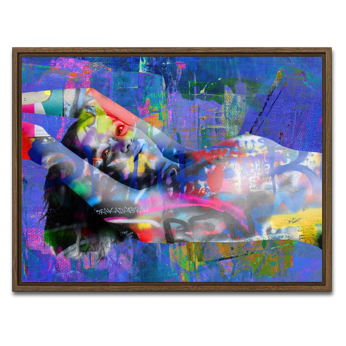 AUTO-MOCKUP WHITE | kadabra | 1 Piece | Walnut Framed Canvas | group=4x3