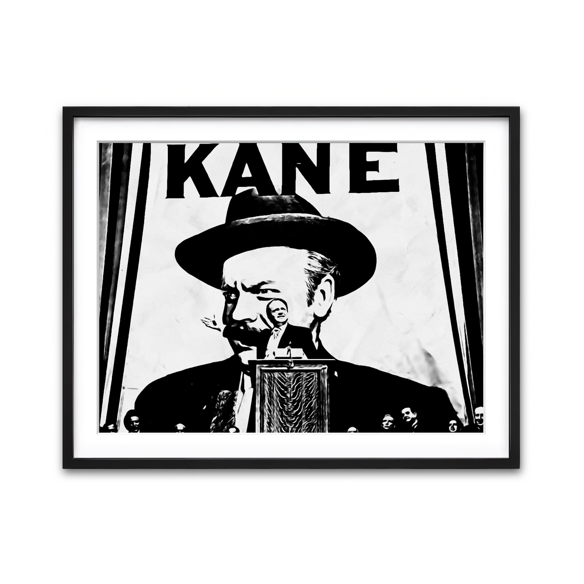 Framed Print 4x3 Black