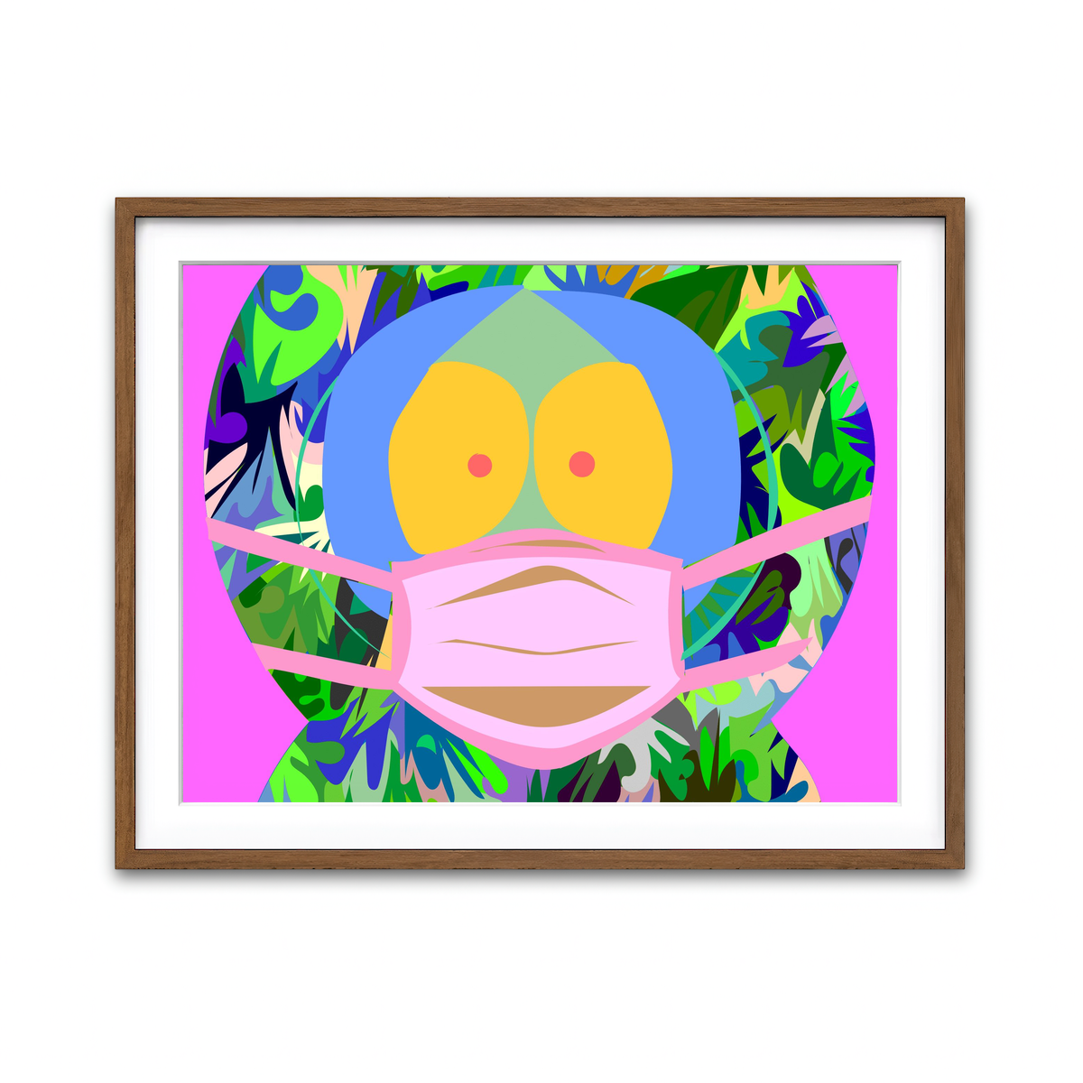 Framed Print 4x3 Walnut