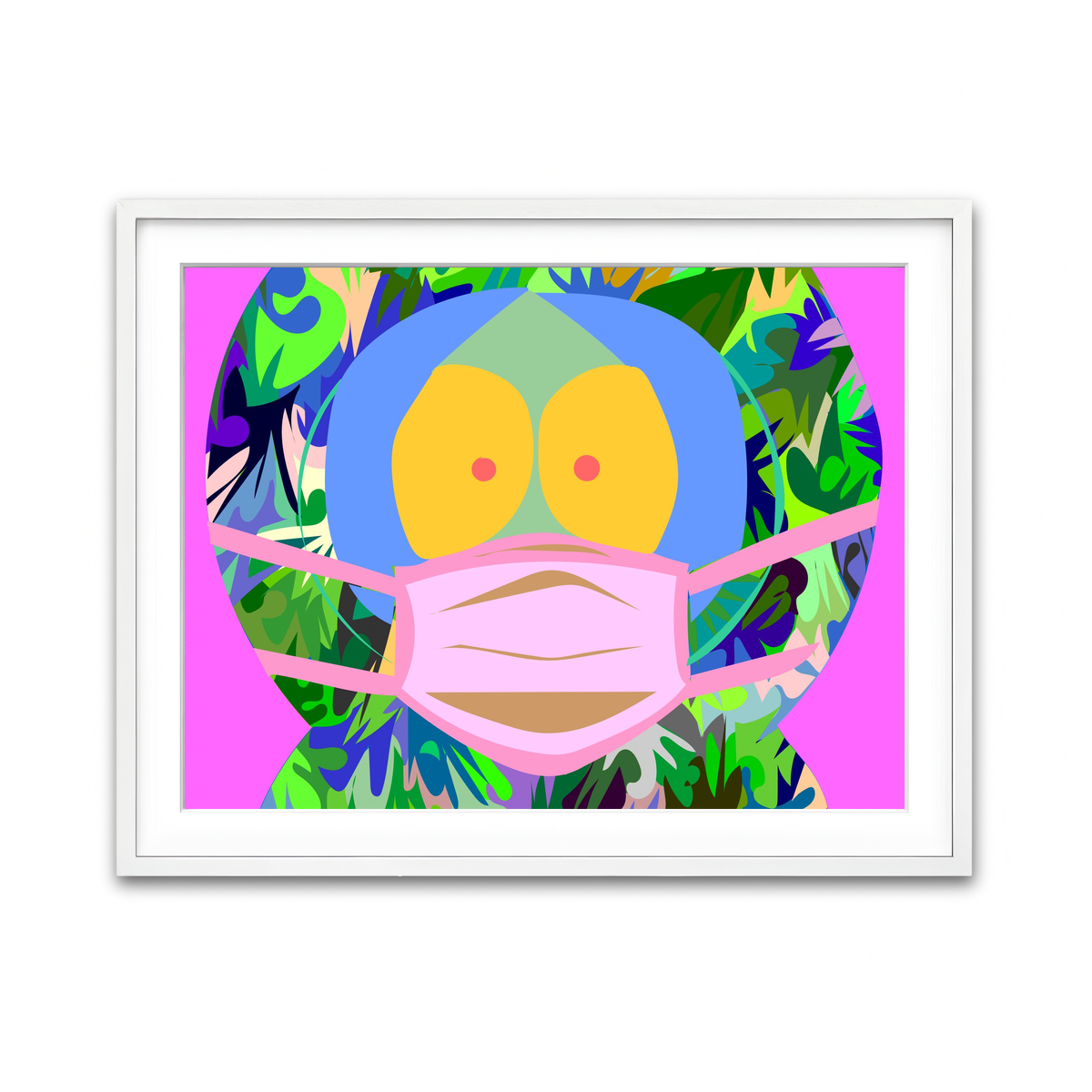 Framed Print 4x3 White