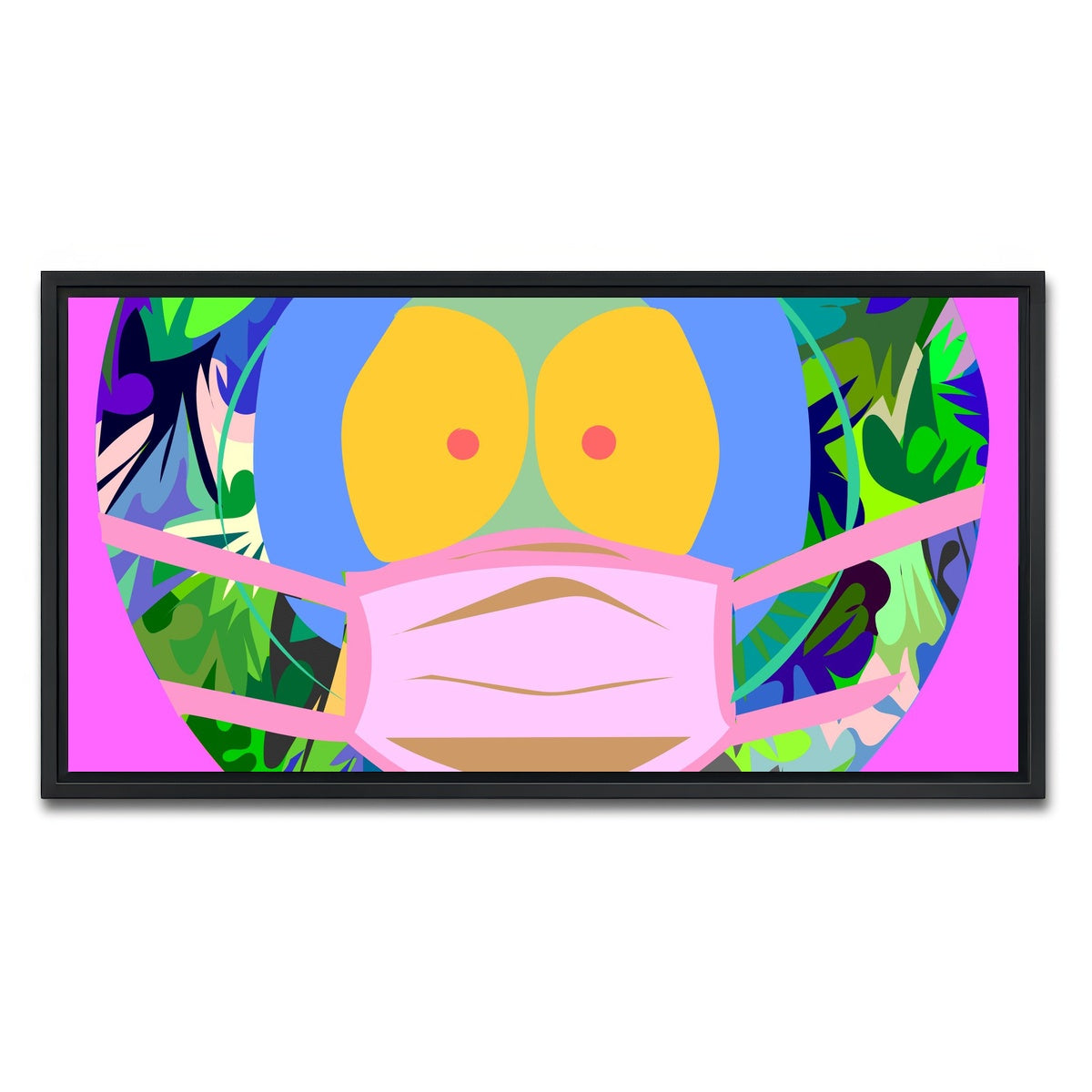 AUTO-MOCKUP WHITE | kenny | 1 Piece | Black Framed Canvas | group=2x1