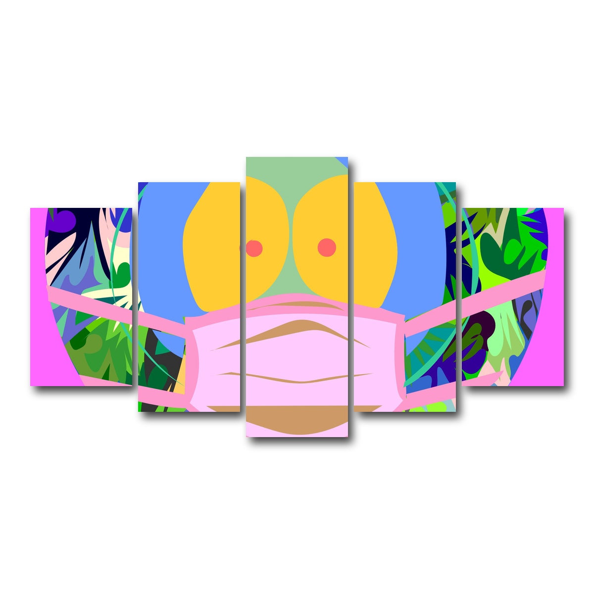 AUTO-MOCKUP WHITE | kenny | 5 Piece | Gallery Wrap Canvas | group=5_normal