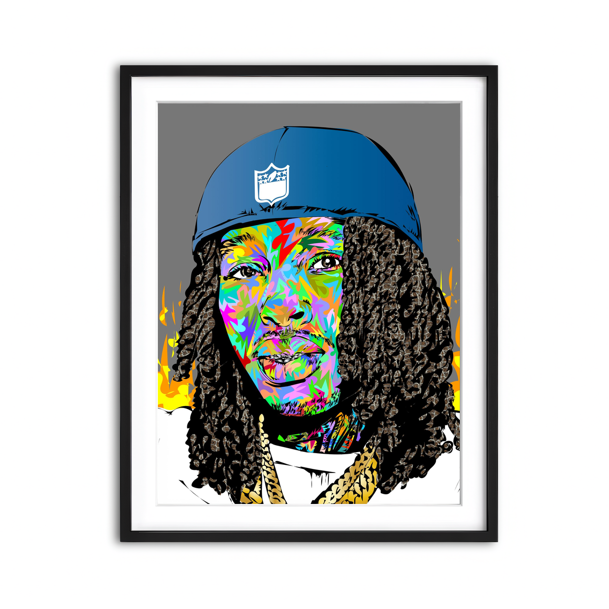 Framed Print 3x4 Black